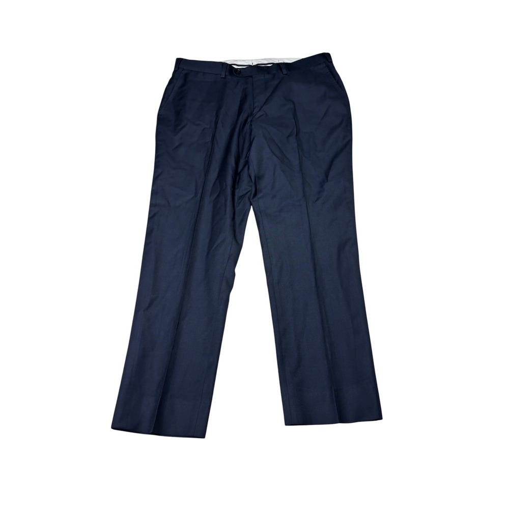 Suitsupply Brescia INT Navy Blue 100% Wool Dress Pants Mens W34 L27